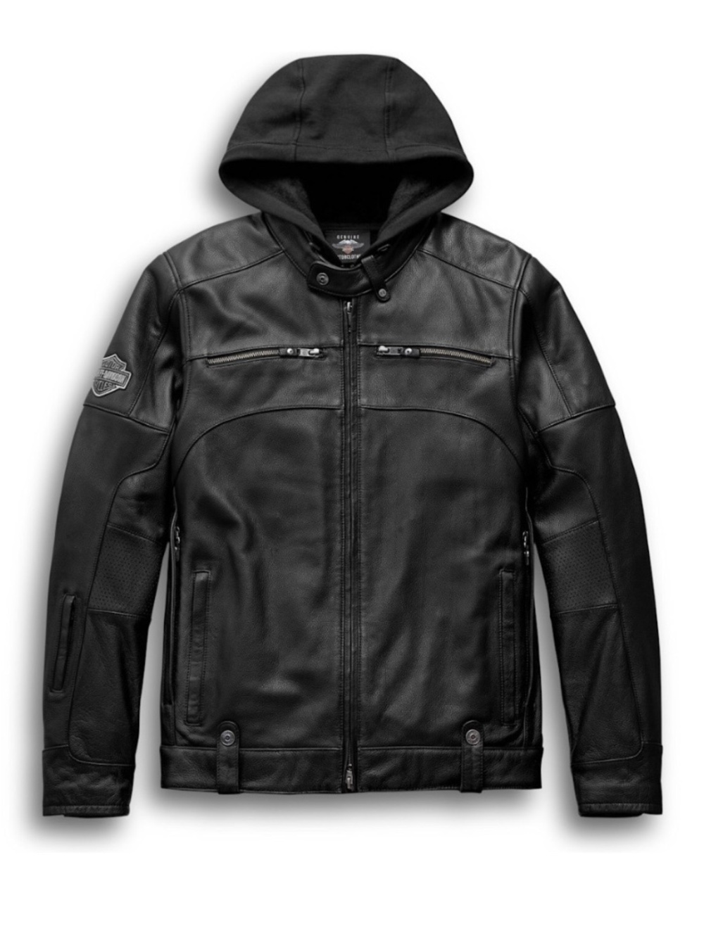 Harley Davidson Leather Biker Jacket Swingarm 3-in 1, L